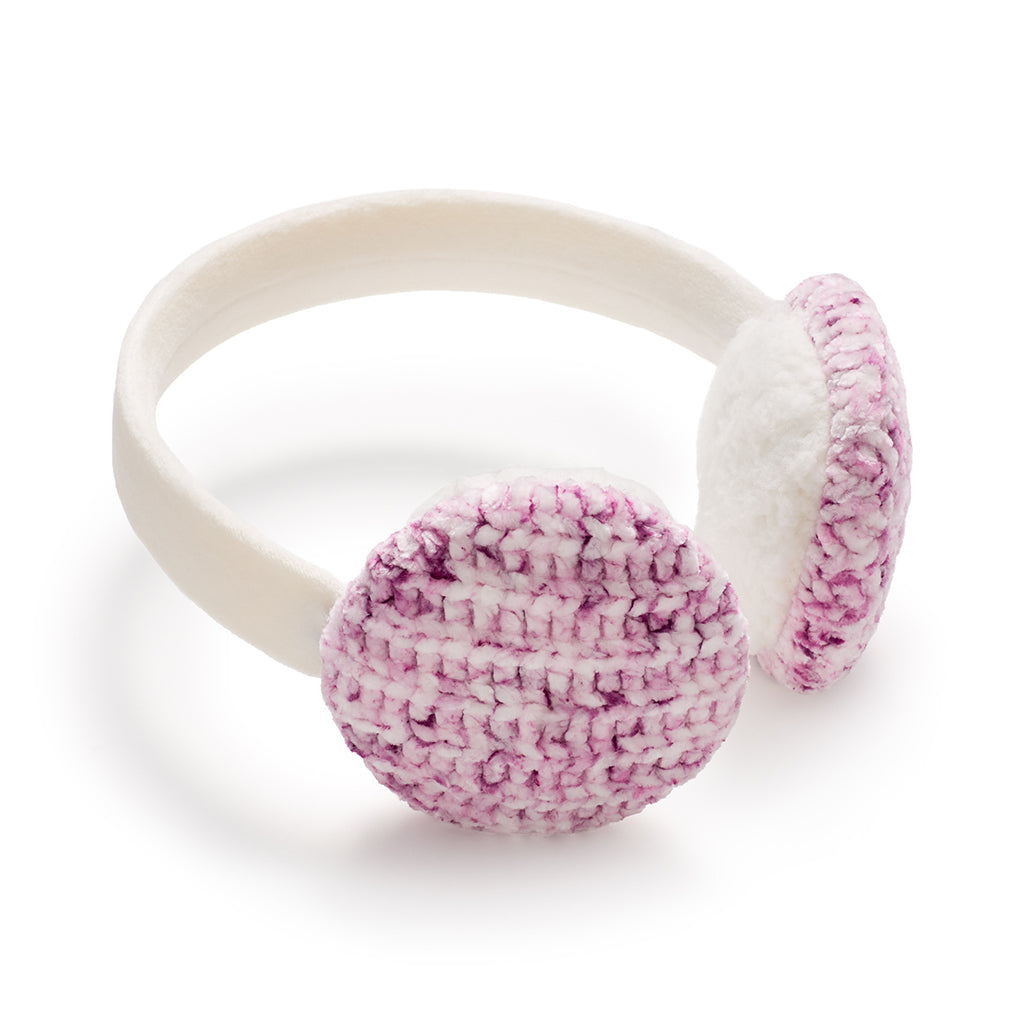 Chenille Earmuff with Velour Band