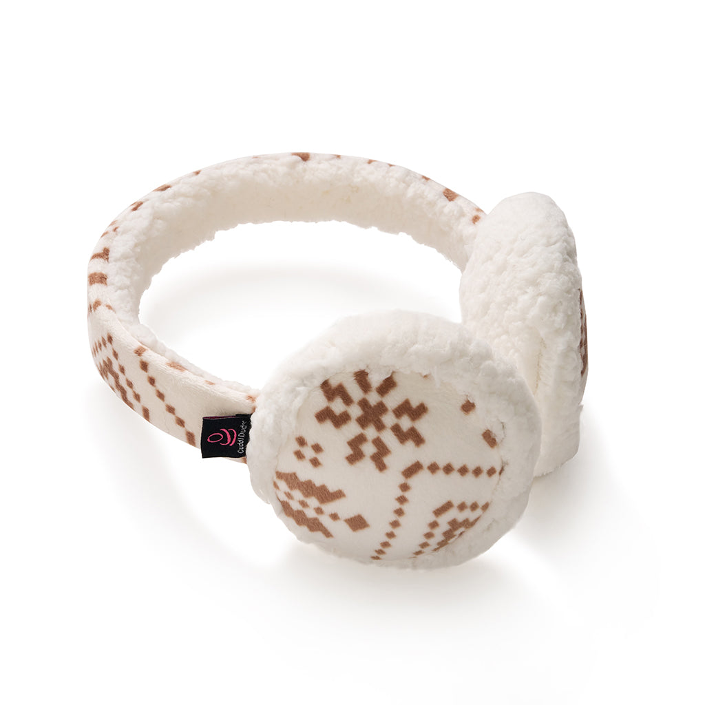 Fairisle Ivory; @Velour Earmuff