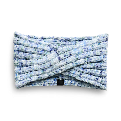 Smoke Blue Speckle; @Chenille Twisted Headband