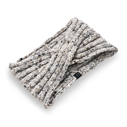 Dark Grey Speckle; @Chenille Twisted Headband