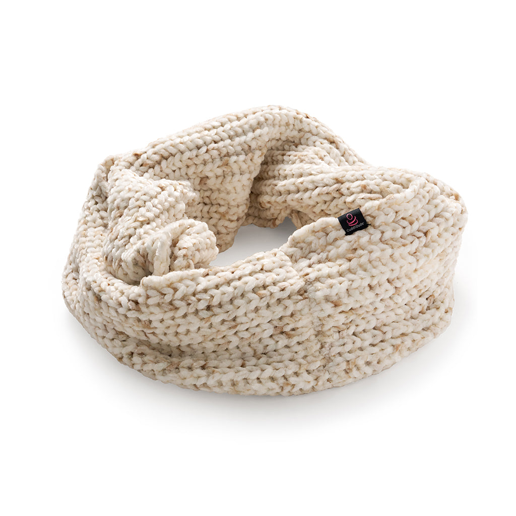 Oatmeal Speckle; @Chenille Infinity Scarf