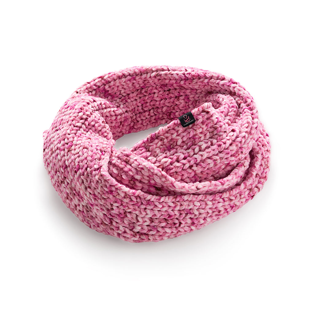 Dusty Pink Speckle; @Chenille Infinity Scarf