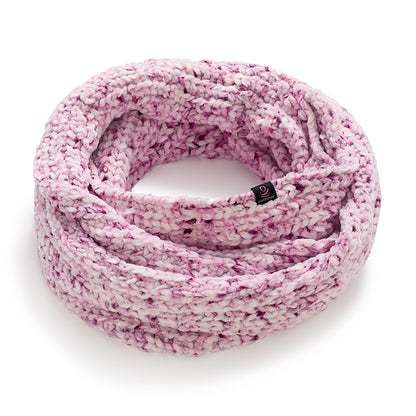 Speckled Mauve Mist; @Chenille Infinity Scarf