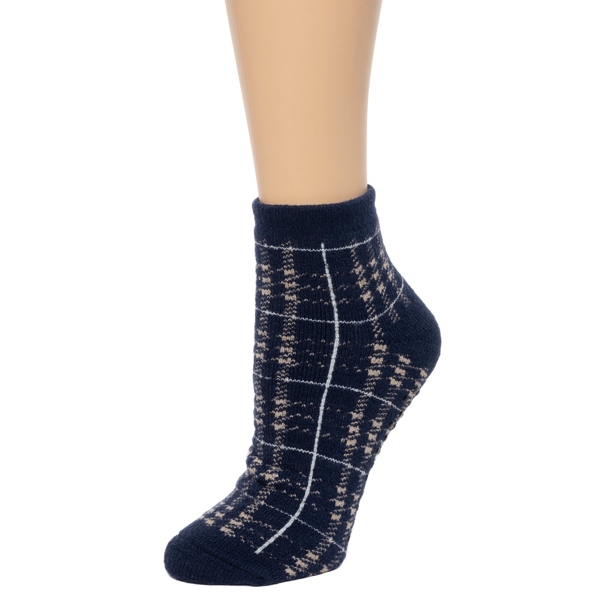 Plaid Terry Lounge Sock