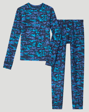 Boys Fleecewear With Stretch 2 pc. Long Sleeve Crew & Pant Set
