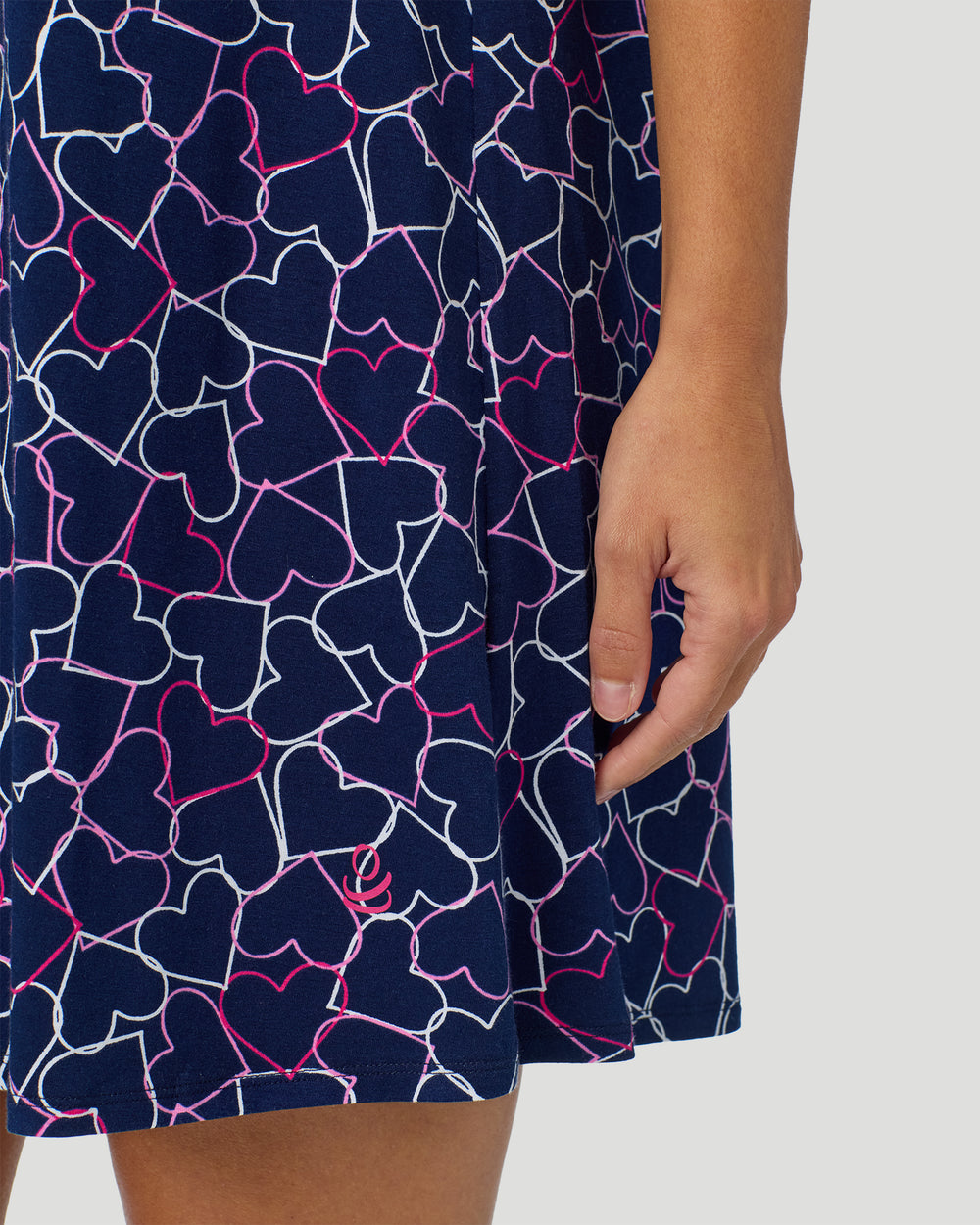 Cotton-Blend Short Sleeve Sleep Shirt