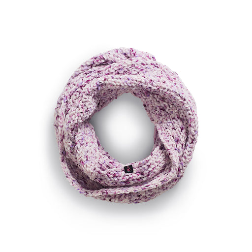 Purple Speckle;@Chenille Infinity Scarf