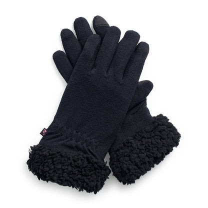 SoftKnit Glove with Sherpa Cuff