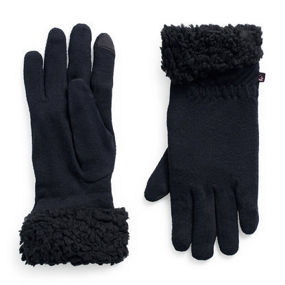 SoftKnit Glove with Sherpa Cuff