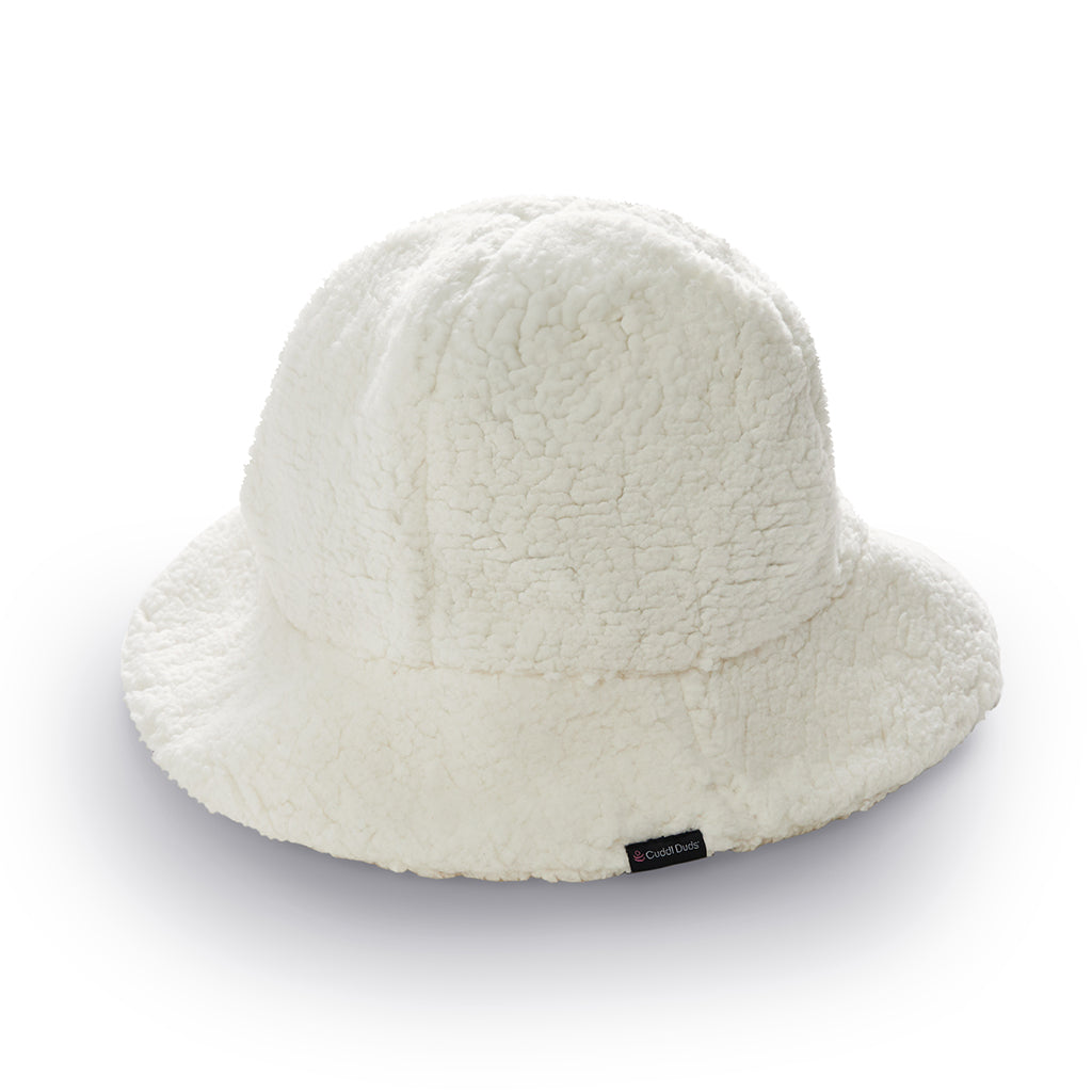 Ivory/Charcoal;@Cloud Fleece Bucket Hat