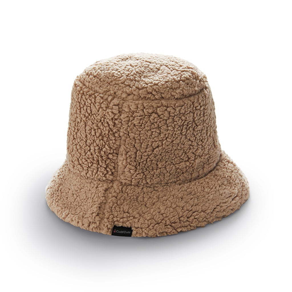 Oatmeal;@Velour Corduroy Reversible Bucket Hat