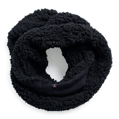 SoftKnit Infinity Scarf with Sherpa