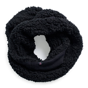 SoftKnit Infinity Scarf with Sherpa