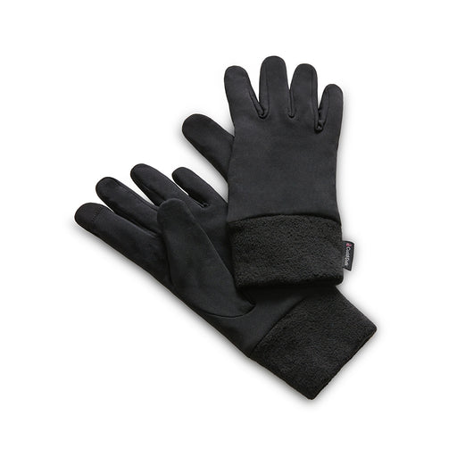 Black;@Jersey Fleece Cuff Glove