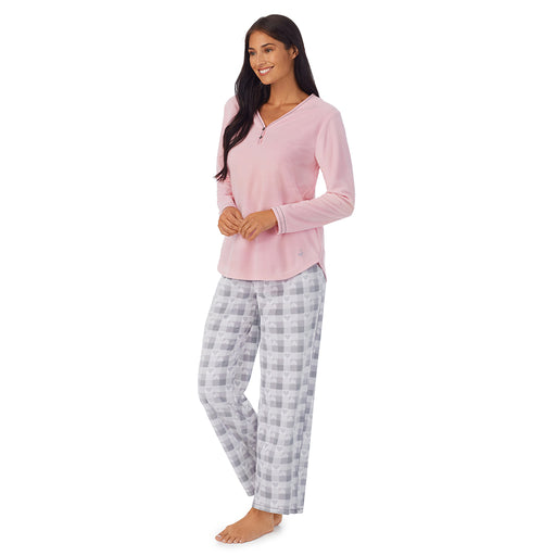 Cuddl Duds Fleecewear with Stretch Regular Jogger Pajama Set 