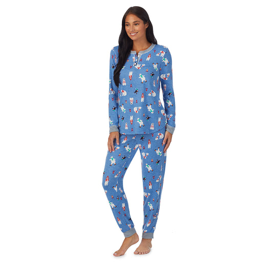 Cuddl Duds Stretch Fleece Novelty Pajama Set Women's A287488