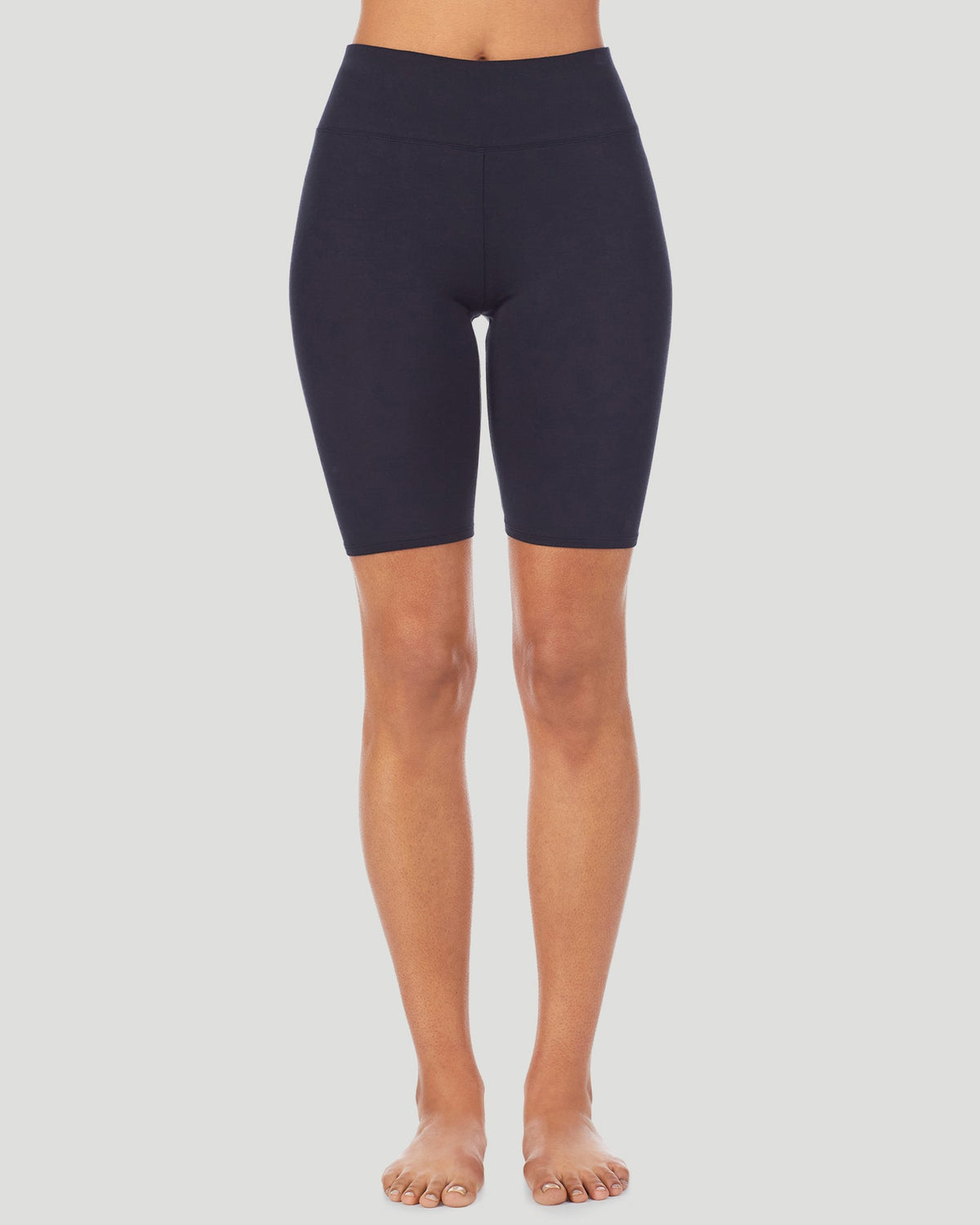 A lady wearing Softwear With Stretch Short in Black  