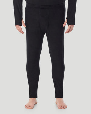  A man wearing Black Fleecewear Pant Big & Tall in a front view pose