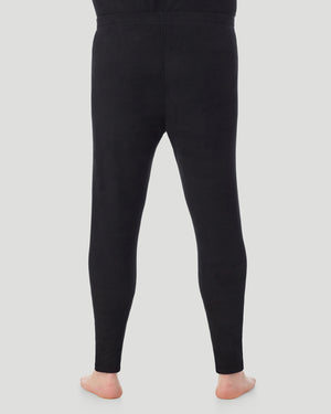  A man wearing Black Fleecewear Pant Big & Tall in a back view pose