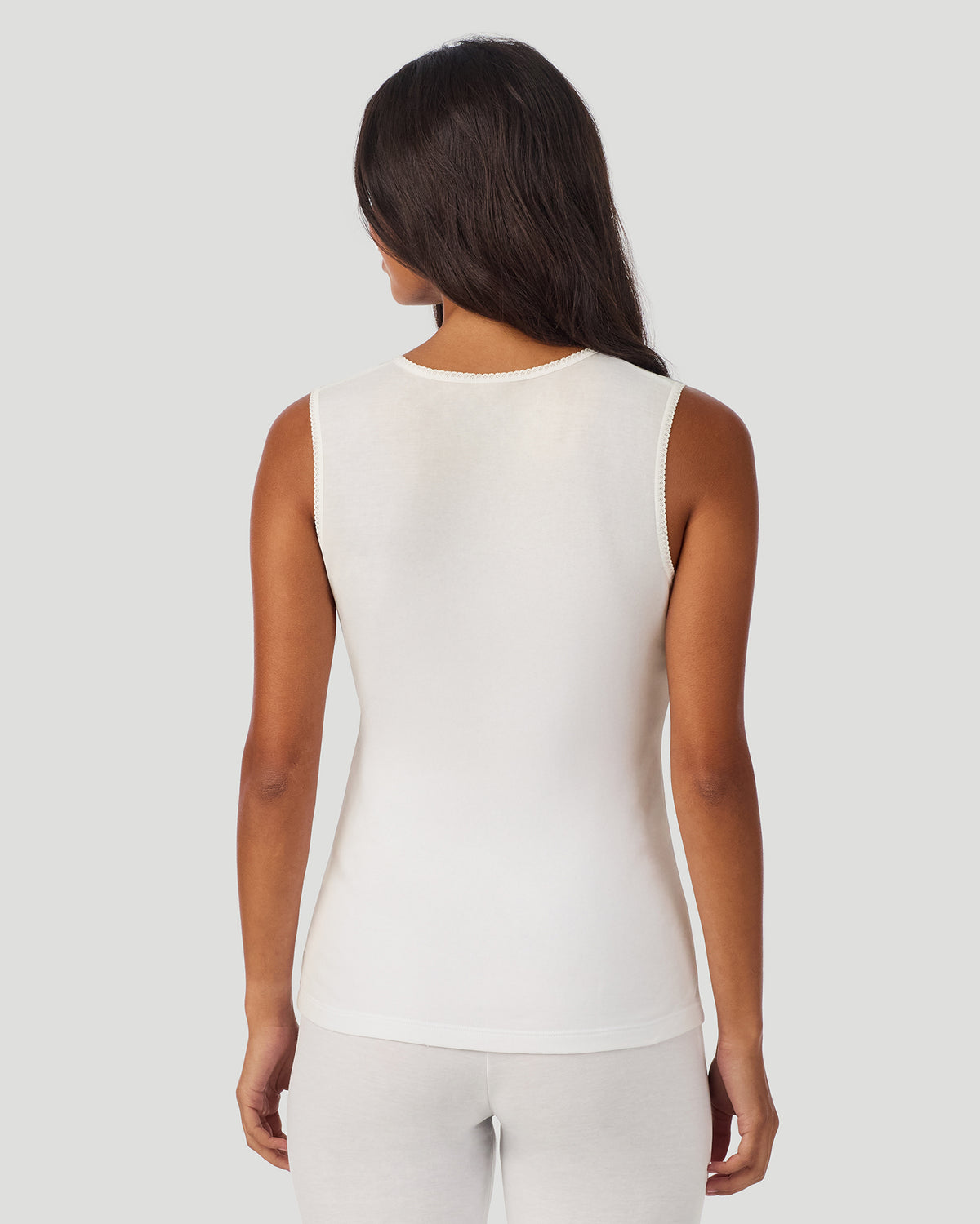 Softwear Lace Edge V-Neck Tank
