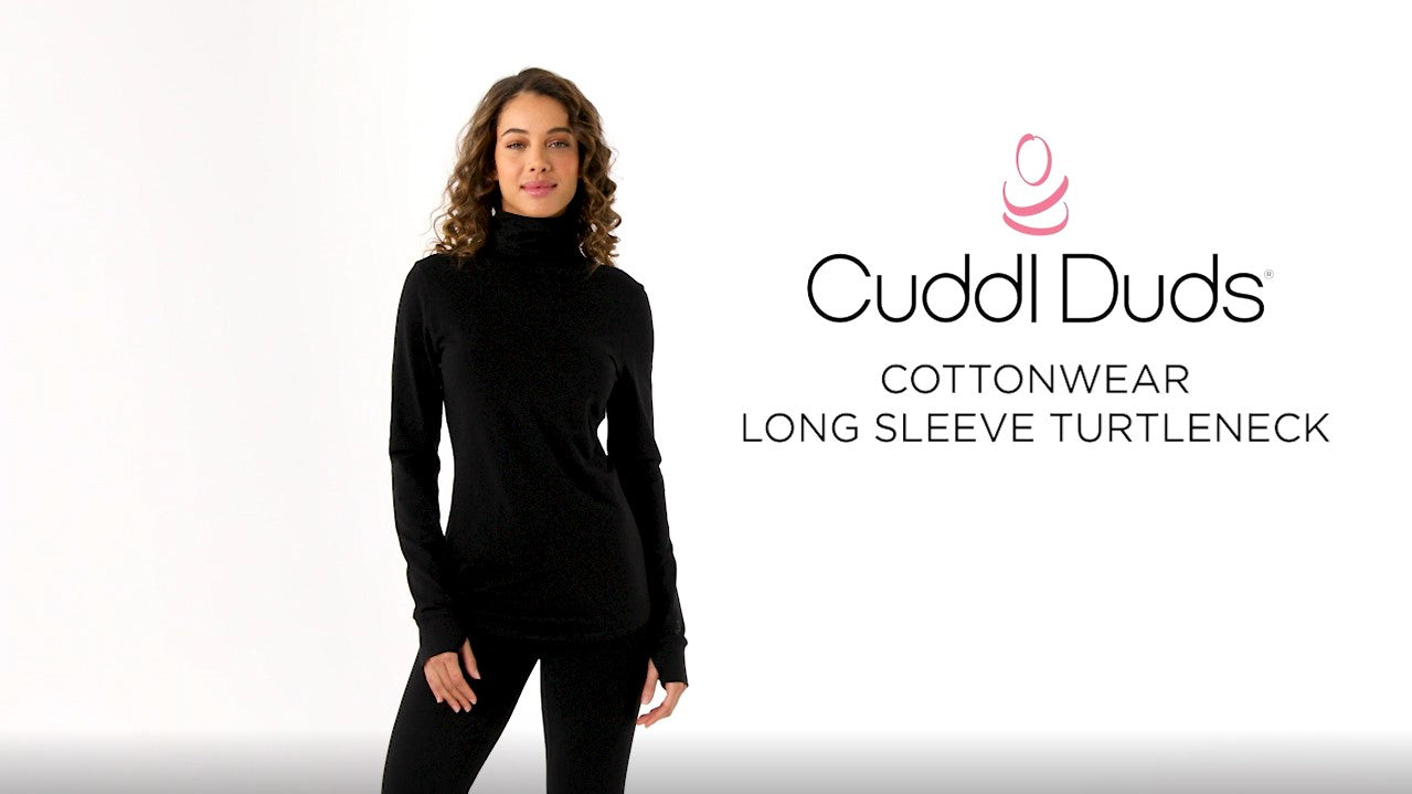 Cuddl duds black turtleneck best sale