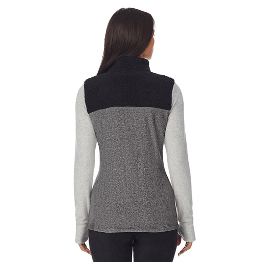 Cuddl Duds Fleece with Stretch Mock Neck Pullover 