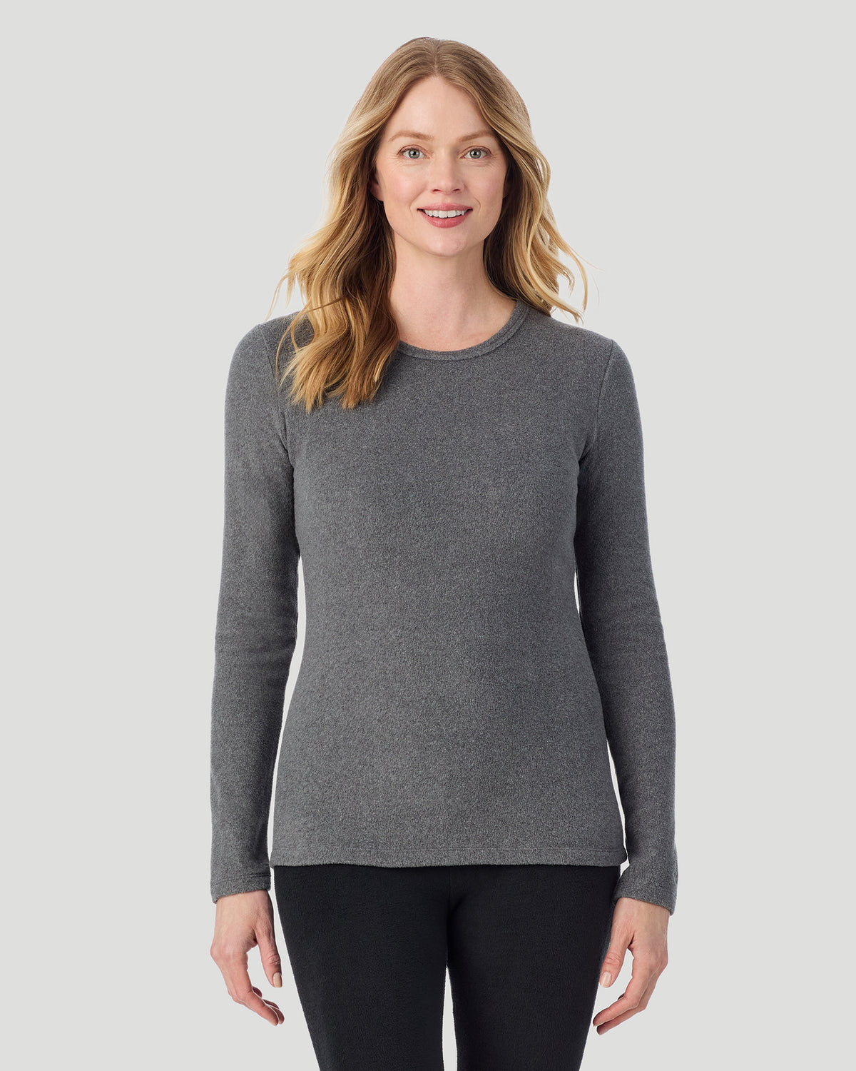 Fleecewear with Stretch Long Sleeve Crew