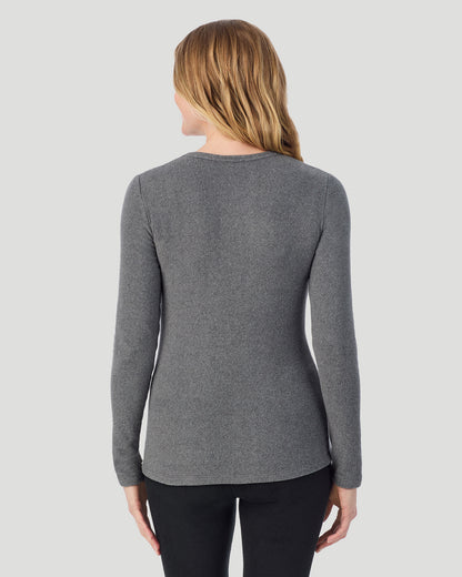 Fleecewear with Stretch Long Sleeve Crew