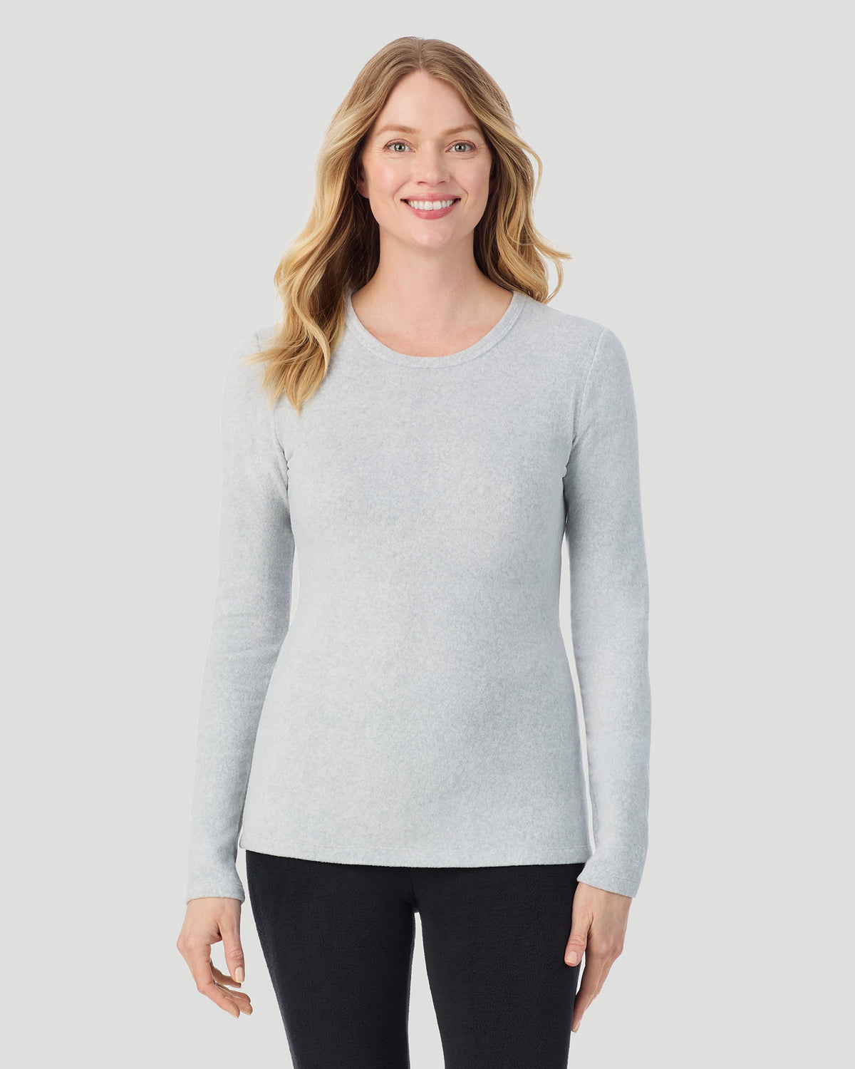 Fleecewear with Stretch Long Sleeve Crew