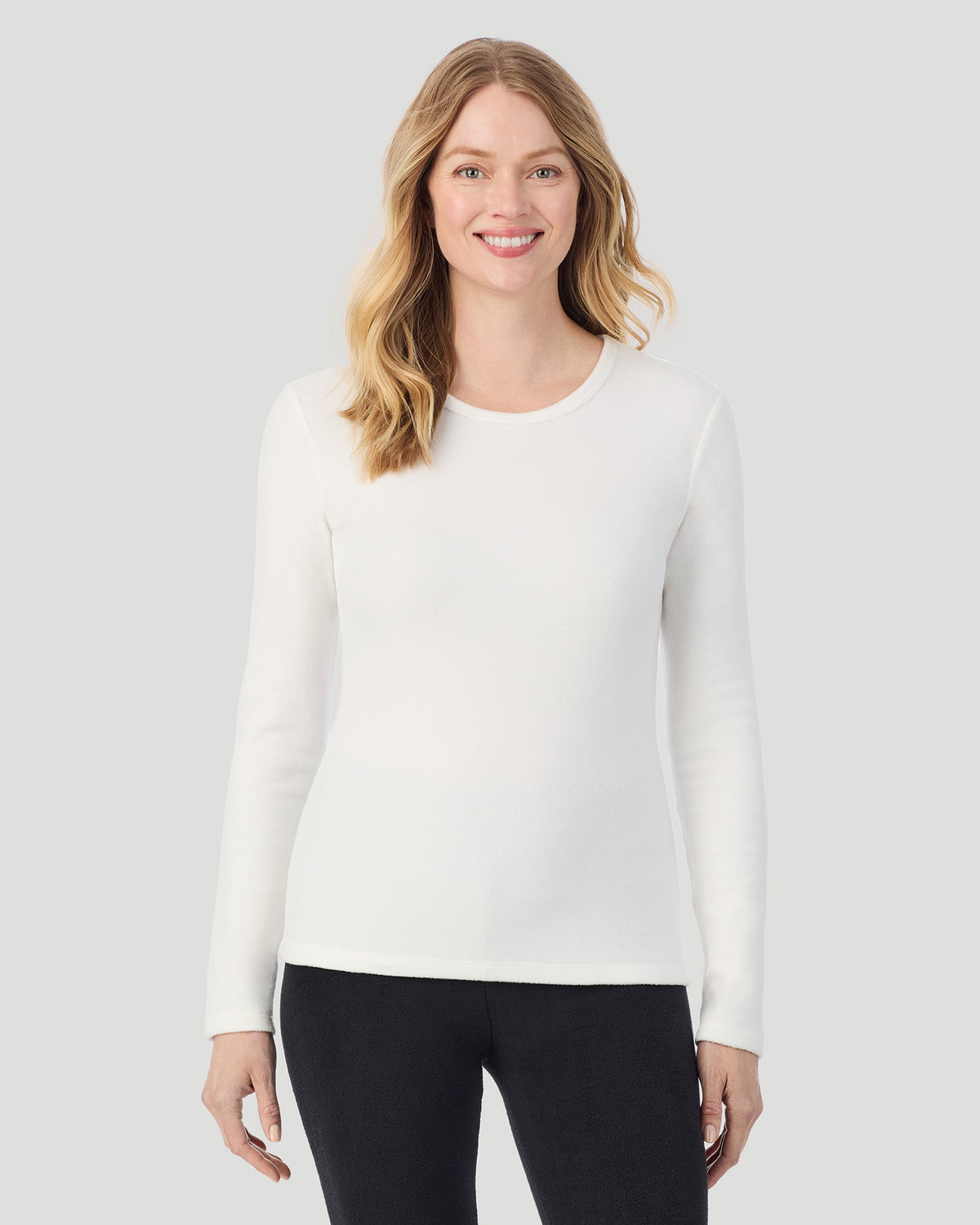 Fleecewear with Stretch Long Sleeve Crew