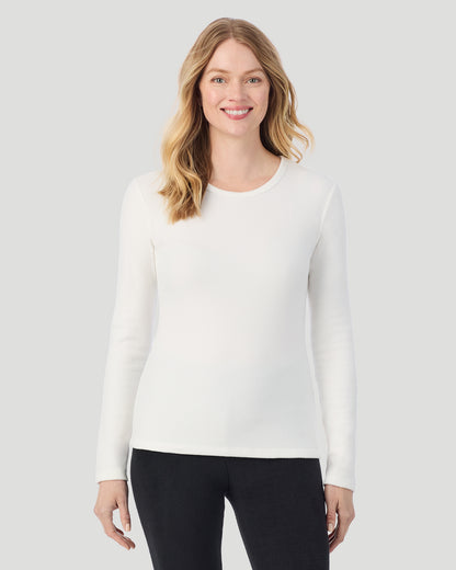 Fleecewear with Stretch Long Sleeve Crew