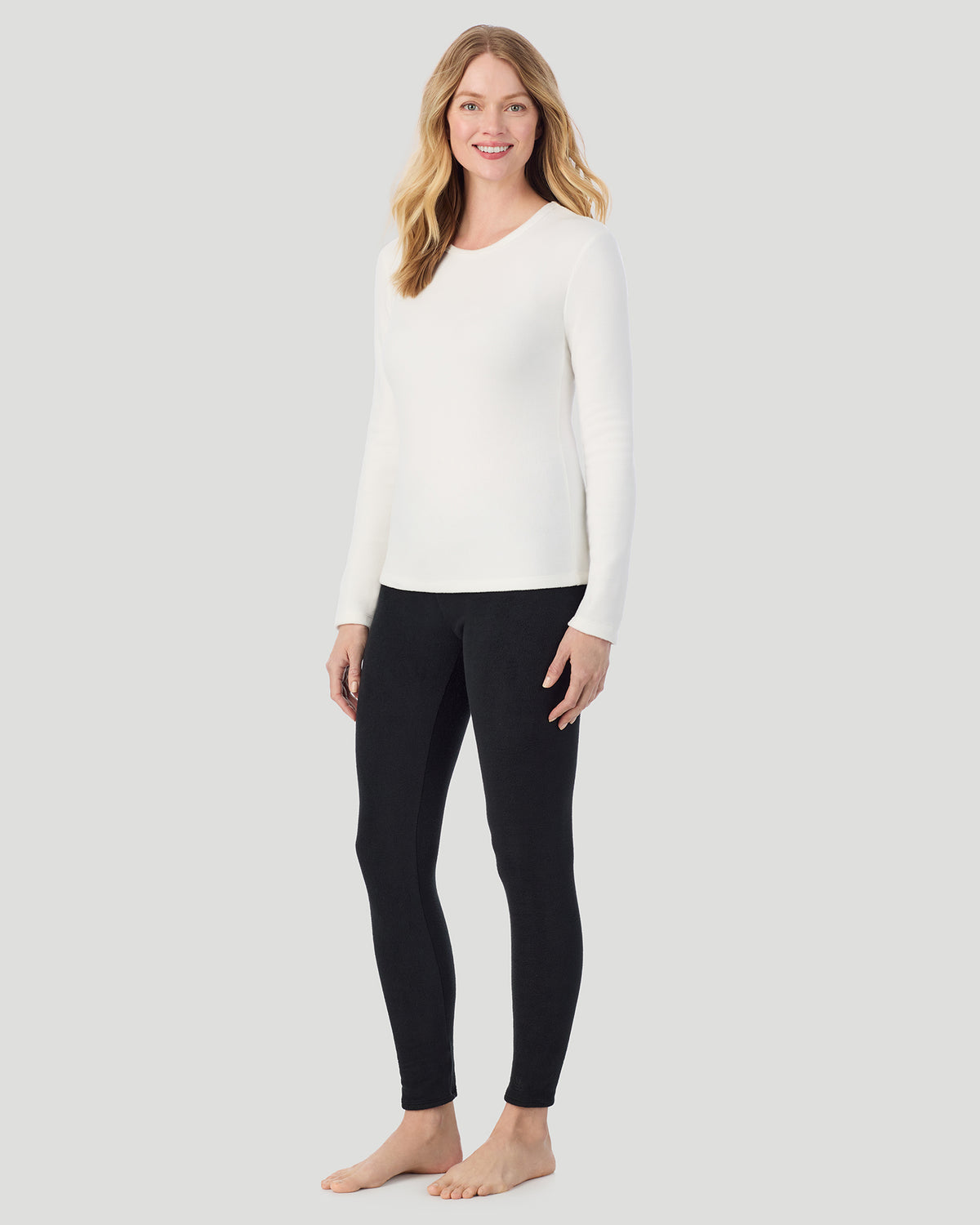Fleecewear with Stretch Long Sleeve Crew