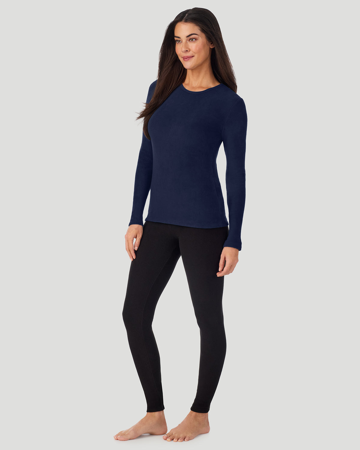 Fleecewear with Stretch Long Sleeve Crew