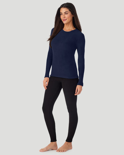 Fleecewear with Stretch Long Sleeve Crew