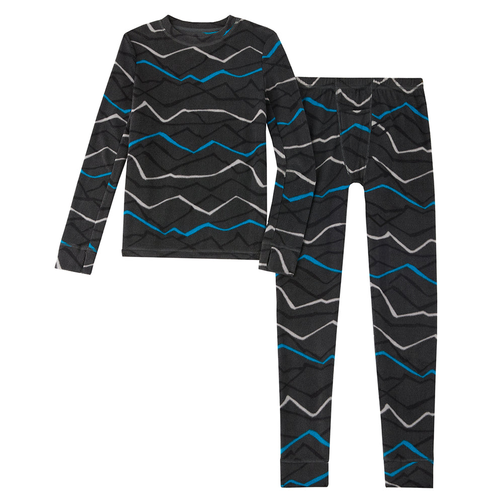 A Camo Boys Fleecewear With Stretch 2 pc. Long Sleeve Crew & Pant Set