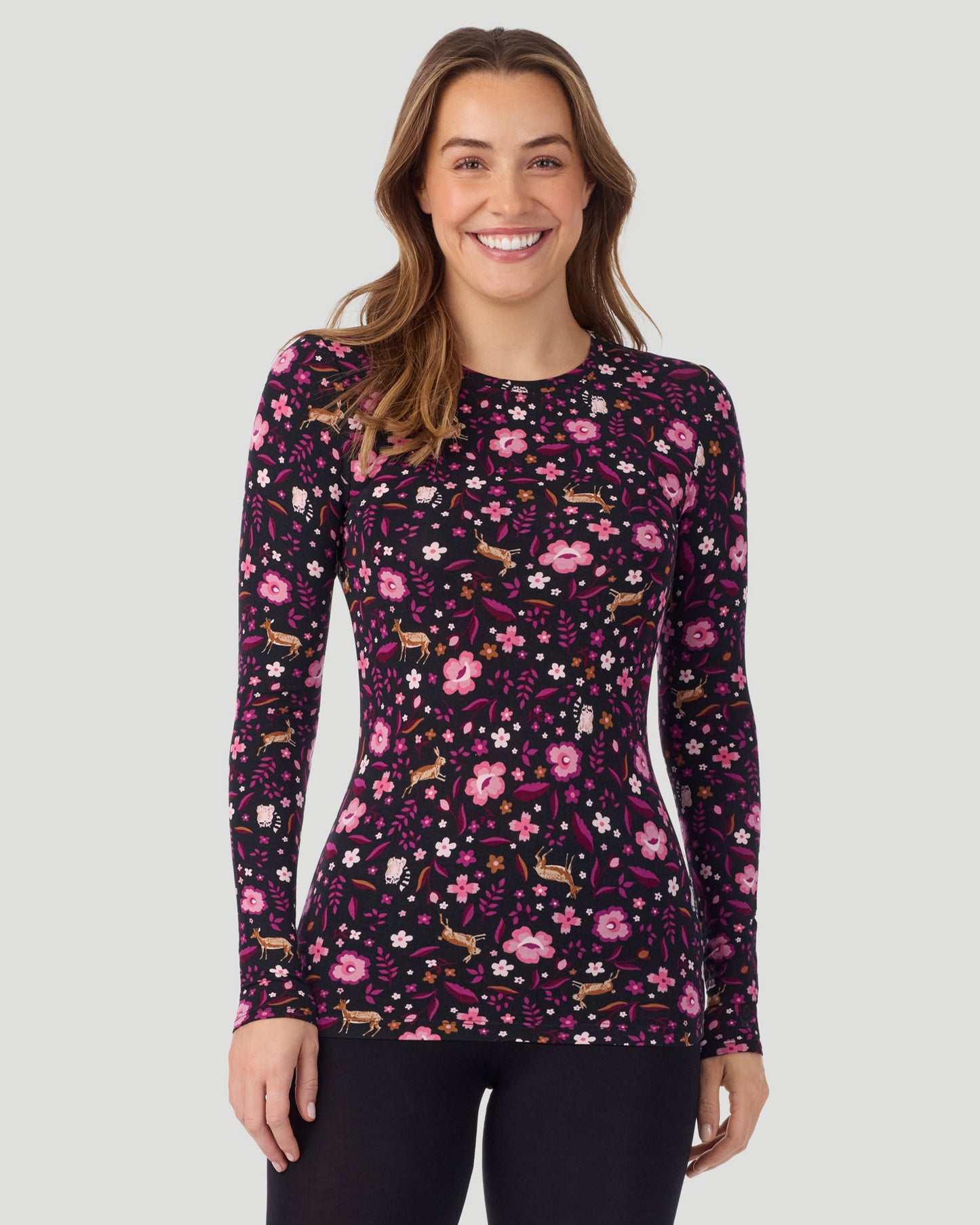 Softwear With Stretch Long Sleeve Crew PETITE