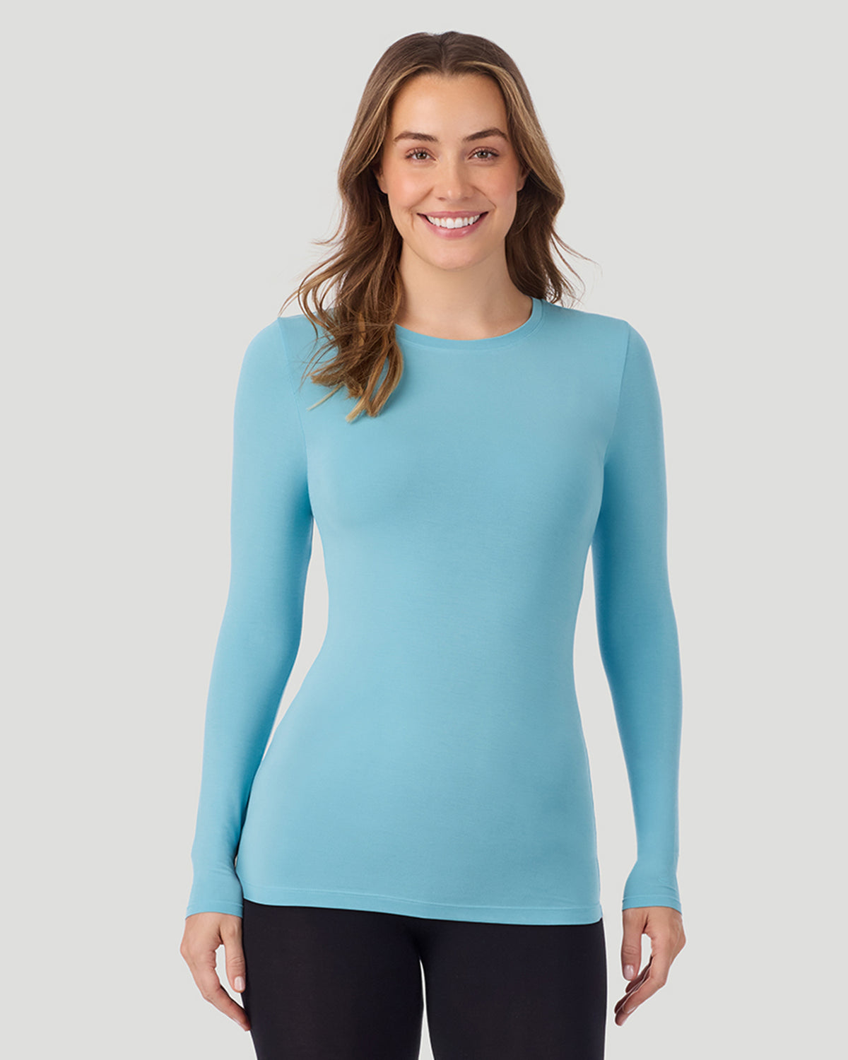 Softwear With Stretch Long Sleeve Crew PETITE