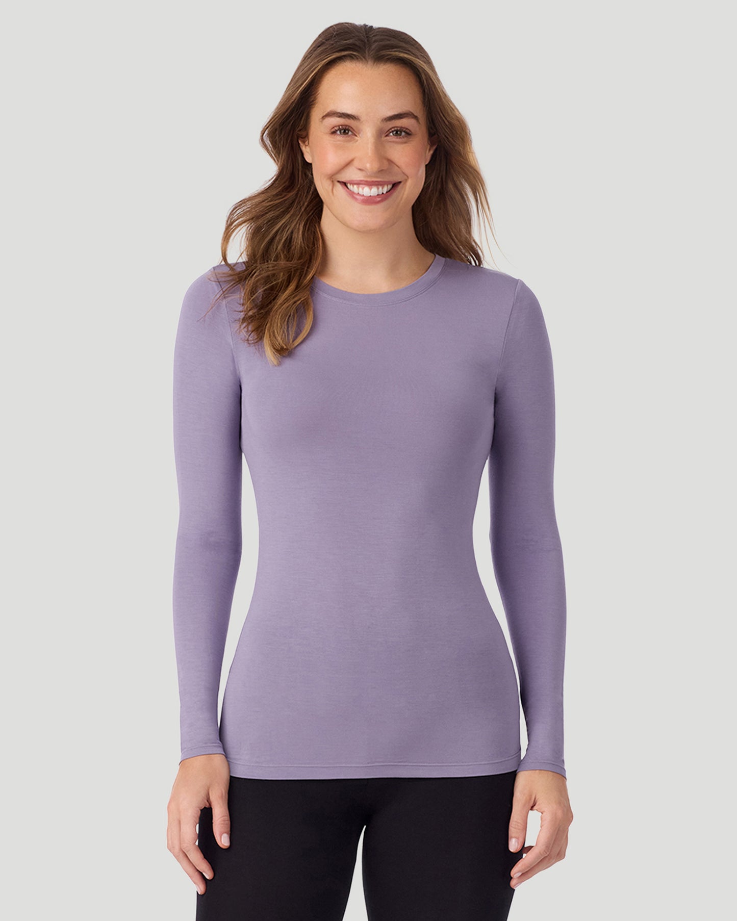 Softwear With Stretch Long Sleeve Crew PETITE