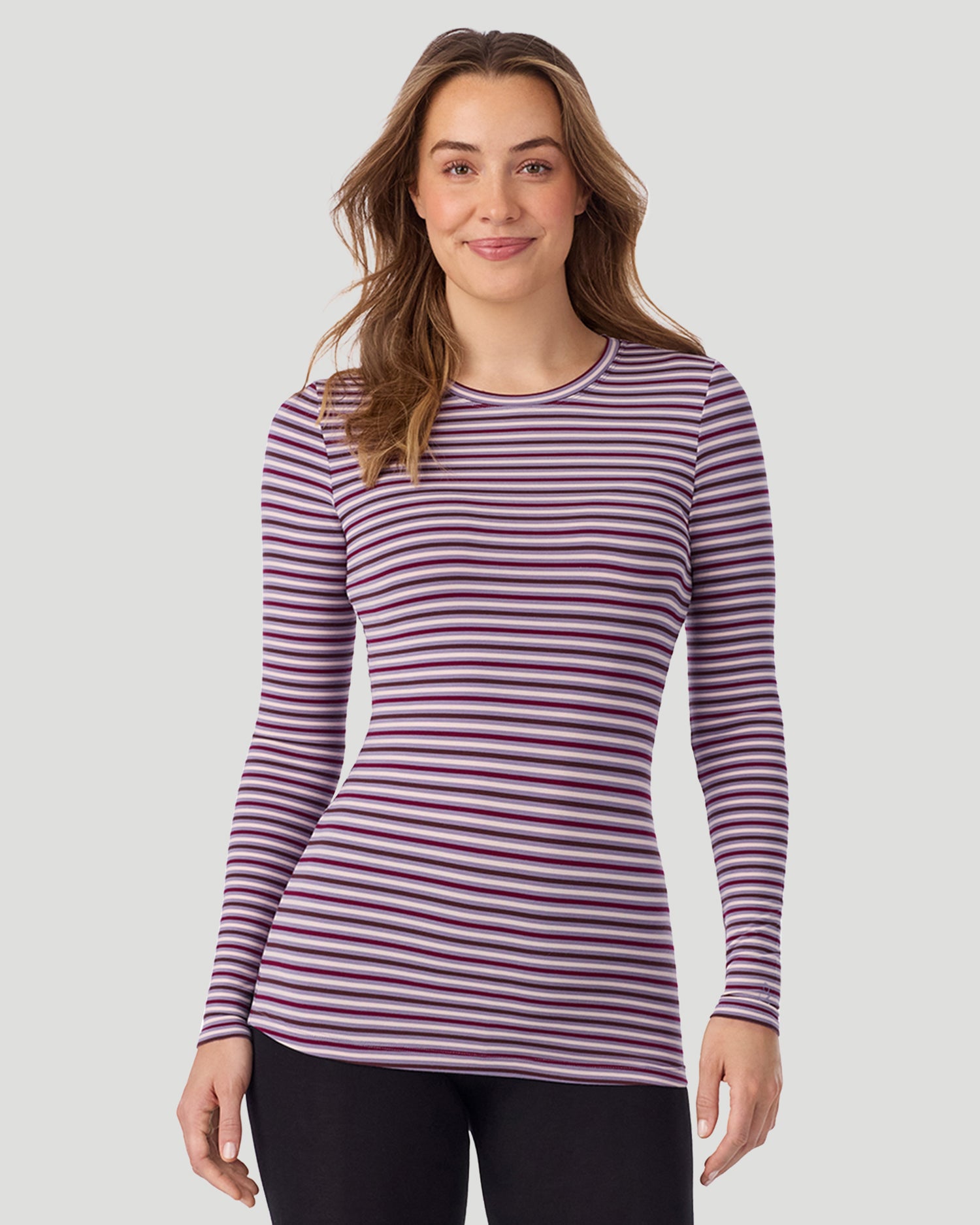 Softwear With Stretch Long Sleeve Crew PETITE