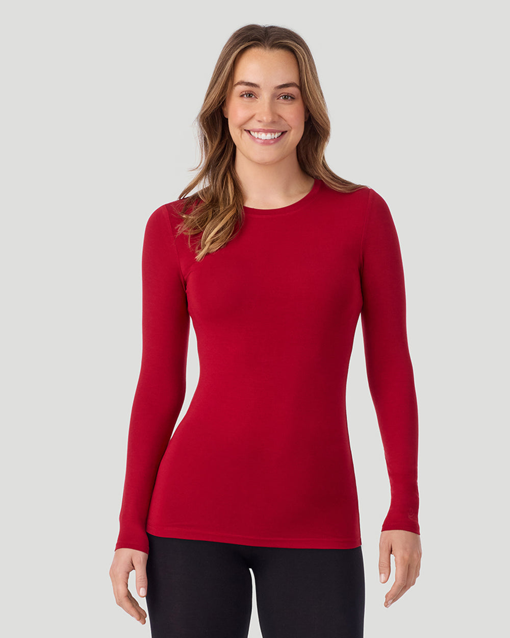 Softwear With Stretch Long Sleeve Crew PETITE
