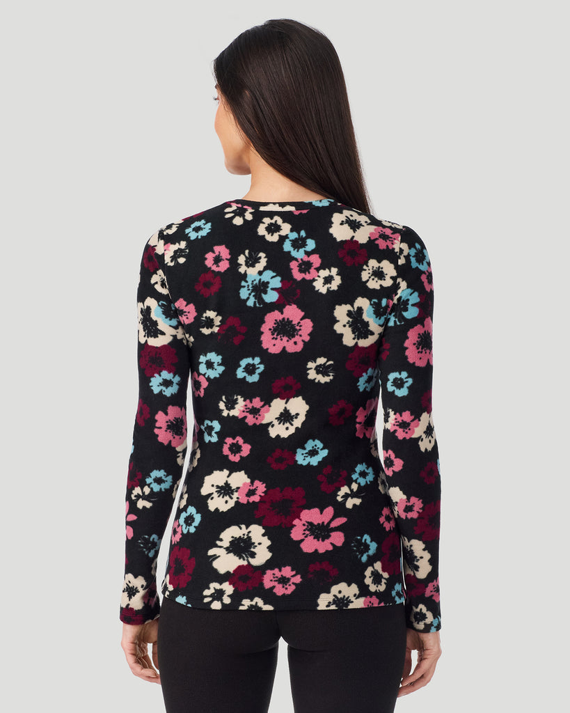 Fleecewear with Stretch Long Sleeve Crew