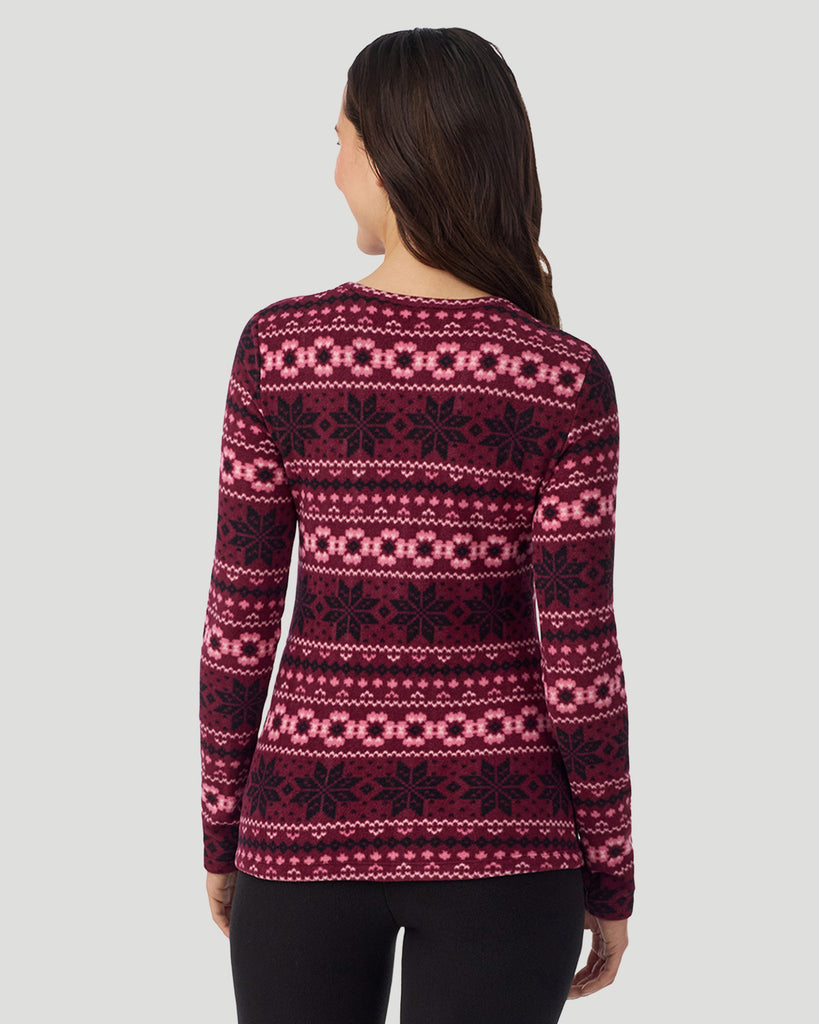 Fleecewear with Stretch Long Sleeve Crew