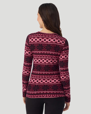 Fleecewear with Stretch Long Sleeve Crew