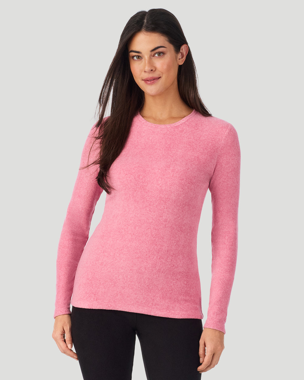 Fleecewear with Stretch Long Sleeve Crew