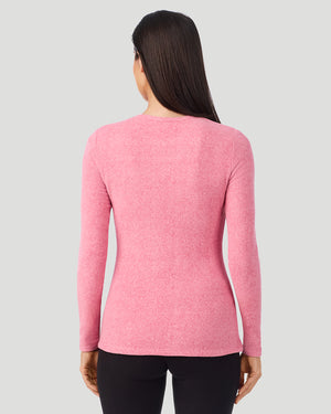 Fleecewear with Stretch Long Sleeve Crew
