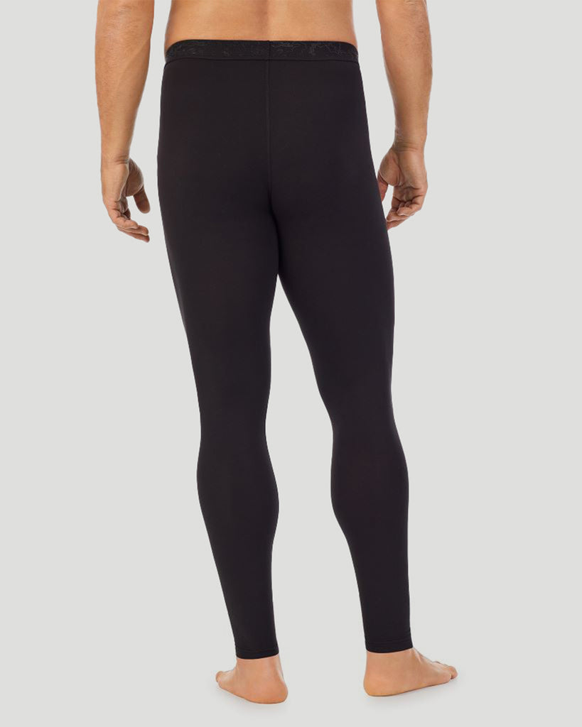 Lower body of a man wearing black climatesport pants !88% Polyester, 12% Spandex!