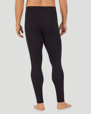 Lower body of a man wearing black climatesport pants !88% Polyester, 12% Spandex!