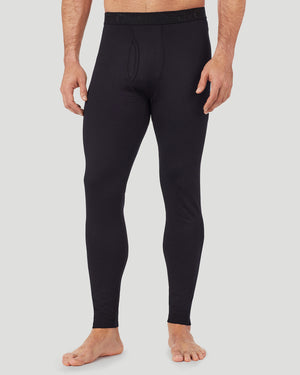 upper body of a man wearing black pant