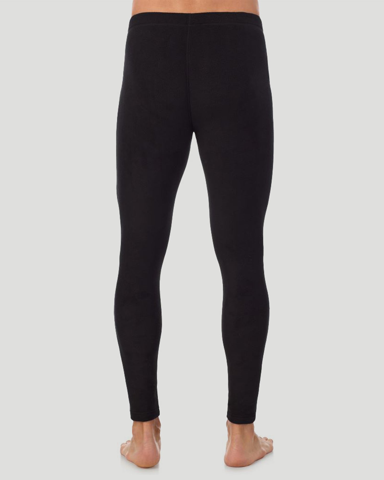 Black; Model is wearing a size M. He is 6’2”, Waist is 32”, Inseam 34”.@A man wearing black fleecewear pant.