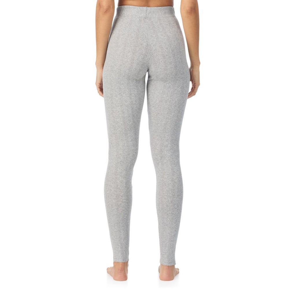 A lady is wearing Cotton Pointelle Legging